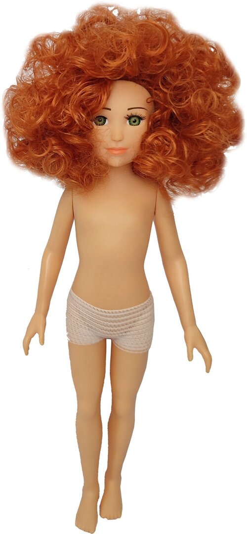 Кукла виниловая Dyvomir (Trinity Dolls) с рыжими кудрявыми волосами, 32см