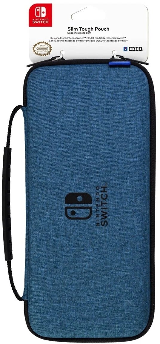 Защитный чехол Hori Slim Tough Pouch (Blue) для консоли Switch OLED (NSW-811U)