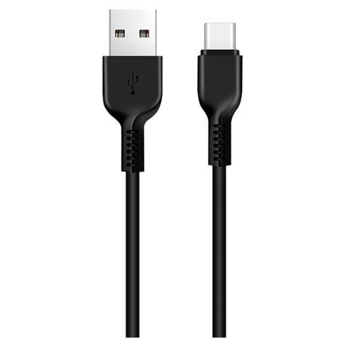 кабель hoco x20 flash usb microusb 1 м 1 шт черный Кабель USB HOCO X20 Flash, USB - Type-С, 2А, 2м, черный