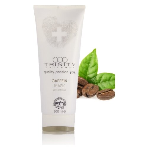 Trinity Care Therapies Caffein Mask - Тринити Кейр Терапис Кофеин Маска для укрепления и против выпадения волос с кофеином, 200 мл -