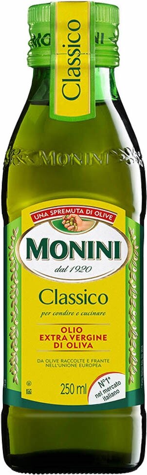 Оливковое масло MONINI, Classico, Extra Virgin, ст/б, 250 мл