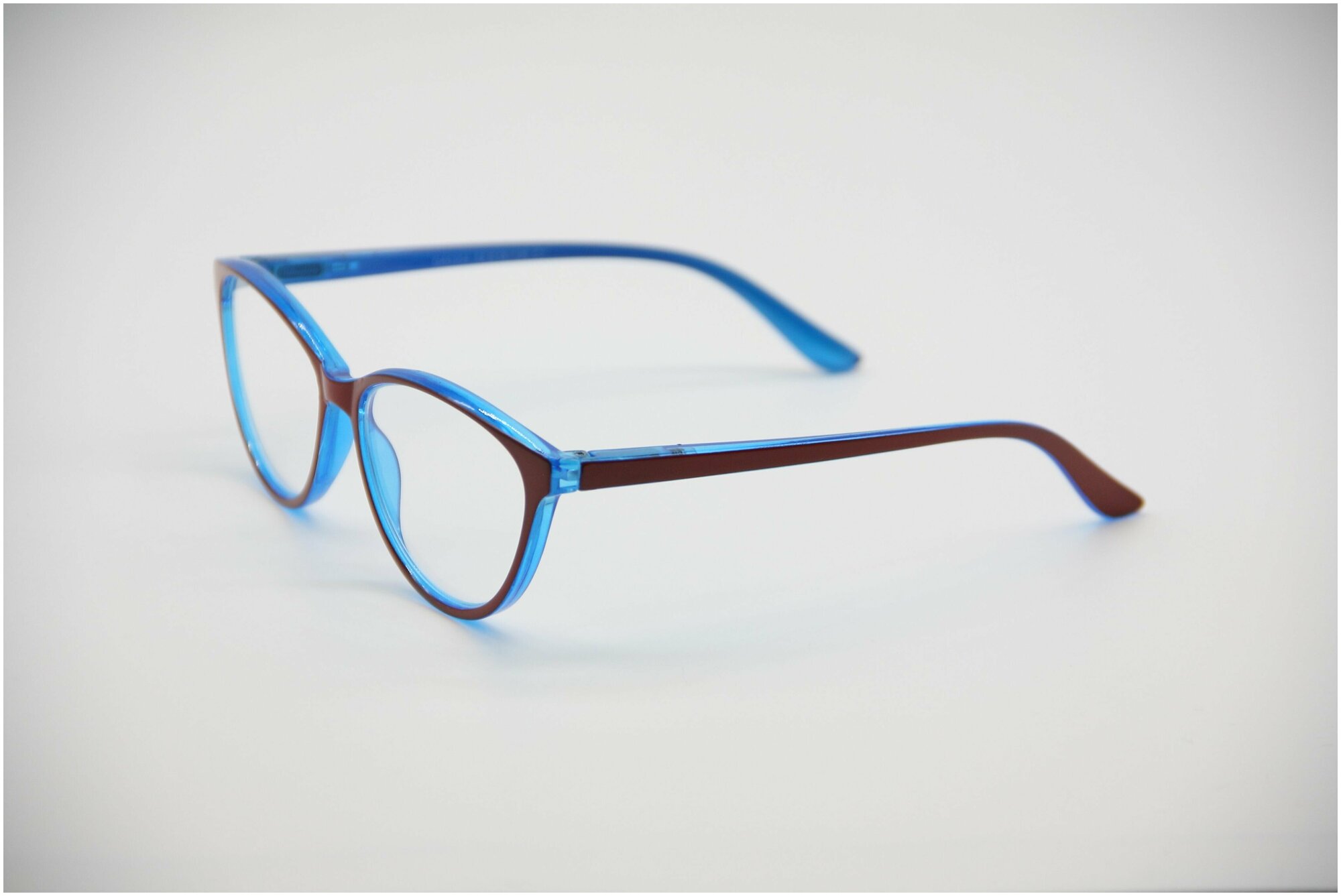 Готовые очки для зрения Marcello GA0304 C1 с диоптриями +3 /Очки женские корректирующие/Кошачий глаз/Флексовое крепление дужек/Футляр в комплекте