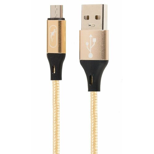 Кабель USB - micro USB, SKYDOLPHIN S55V, золотой, 1 шт. кабель usb micro usb skydolphin s03v белый 1 шт