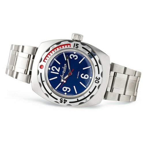 фото Наручные часы восток, синий, серебряный