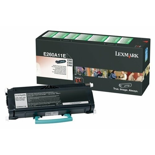 Картридж Lexmark E260A11E, 3500 стр, черный картридж ds e460dw