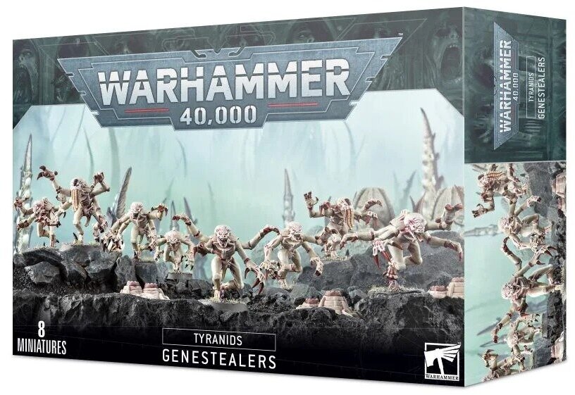 Миниатюры для настольной игры Games Workshop Warhammer 40000: Tyranids Genestealers (2022) 51-06