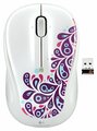 Беспроводная компактная мышь Logitech Wireless Mouse M325 White Paisley White USB