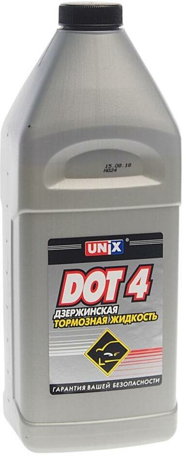 Жидкость тормозная DOT-4 0.91кг UNIX 0201-0001