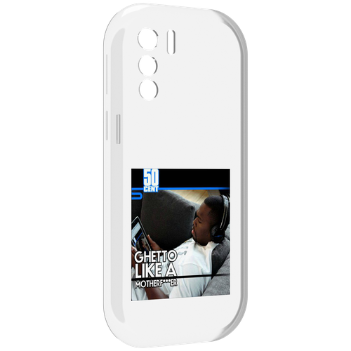 Чехол MyPads 50 Cent - Ghetto Like A Motherfucker для UleFone Note 13P задняя-панель-накладка-бампер