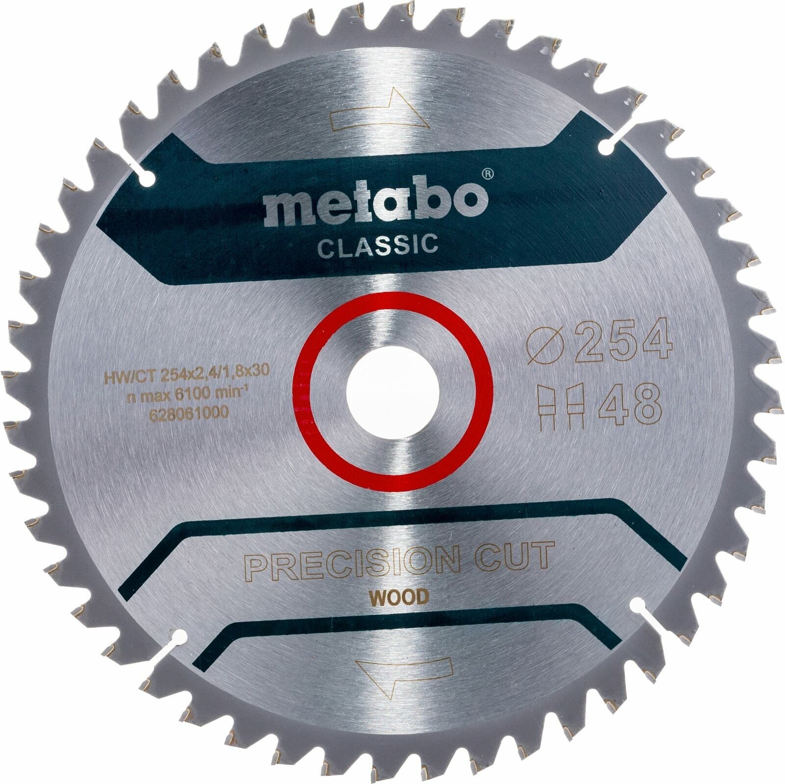 Пильный диск Metabo 628061000 254х30 мм - фотография № 10