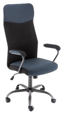 Компьютерное кресло Woodville Aven офисное, обивка: текстиль, цвет: синий/черный