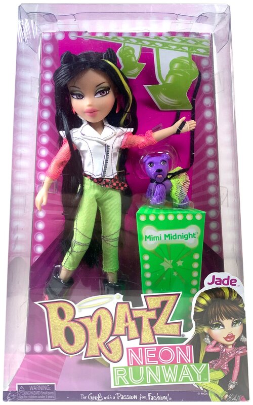 Кукла Братц Джейд из серии Неоновая дорожка 2012 Bratz Neon Runway Jade