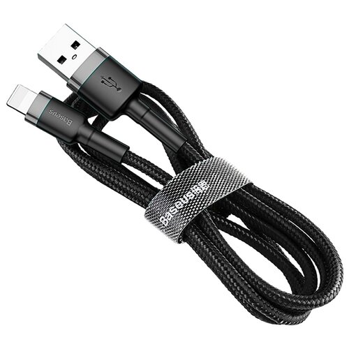 фото Кабель Baseus Cafule special edition USB - Lightning (CALKLF) 0.5 м черный/серый