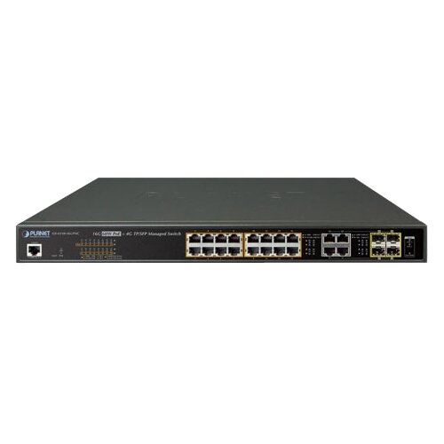 Коммутатор Planet GS-4210-16UP4C mikrotik фрезерный роутер 600 мгц 64 мб пассивный poe 5x1 0 100 мбит с 5x1 0 100 мбит с rb2011il