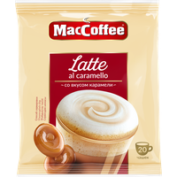 Растворимый кофе MacCoffee Latte Al Caramello, в пакетиках, 20 уп., 440 г