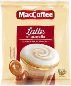 Растворимый кофе MacCoffee, в пакетиках, 20 уп., 440 г