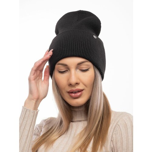 фото Шапка бини arkgreat, размер 52-58, черный