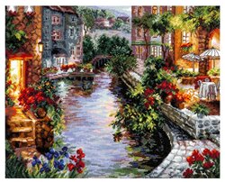 Чудесная Игла Набор для вышивания Вечер в Венеции 40 x 32 см (46-02)