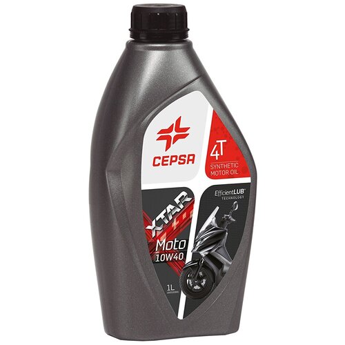 Полусинтетическое моторное масло CEPSA XTAR MOTO 4T 10W40, 1 л