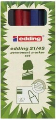 Edding Маркеры EcoLine, 4 шт. (E-21/4S)