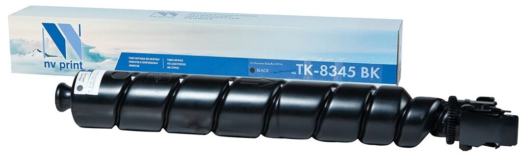Тонер-картридж NV Print NV-TK-8345BK для для Kyocera TASKalfa 2552ci, Kyocera TASKalfa 2553ci, TK-8345K (совместимый, чёрный, 20000 стр.)