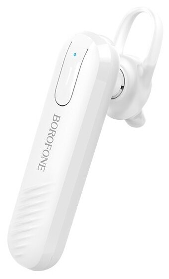 Bluetooth беспроводная моно гарнитура Borofone BC20 Smart White микрофон с наушником, hands free - белая