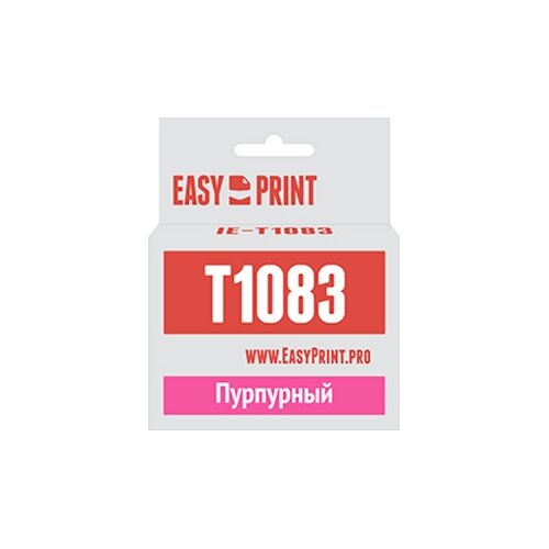 Картридж EasyPrint IE-T1083, 385 стр, пурпурный картридж easyprint ie t0483 430 стр пурпурный