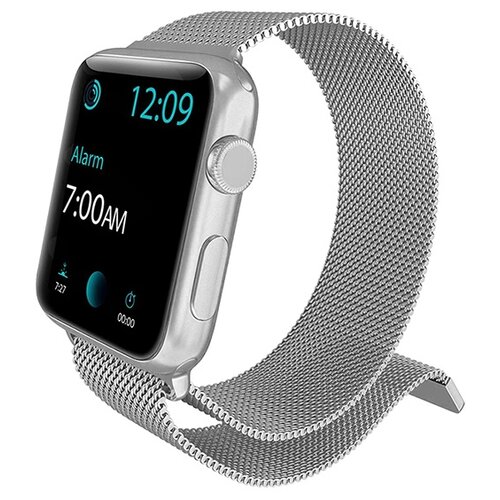 X-Doria Ремешок Mesh Band для Apple Watch 42/44mm, серебристый