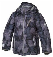 Куртка Huppa размер 164, 73373, тёмно-лилoвый с принтом