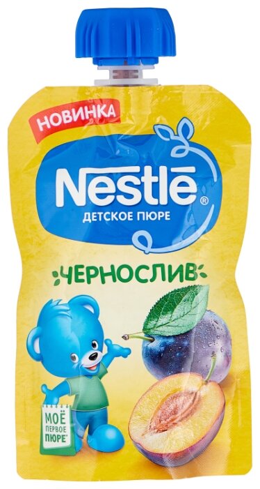 Пюре Nestlé чернослив (с 4 месяцев) 90 г, 1 шт.