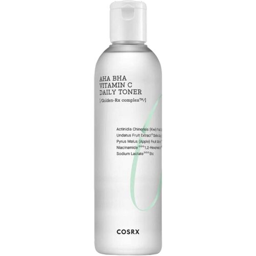 COSRX Отшелушивающий тоник для лица Refresh AHA BHA Vitamin C Daily Toner 150 мл cosrx refresh aha bha vitamin c daily toner 150ml