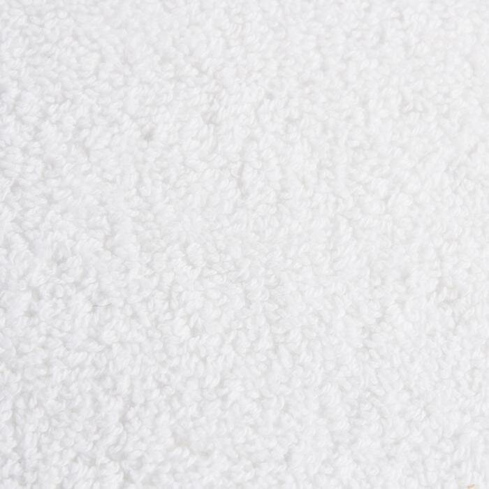 Полотенце махровое 100*150 см, цв. белый, 100% хлопок, 350 гр/м2 - фотография № 7