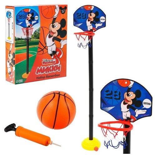 Баскетбольная стойка, 85 см, Микки Маус Disney disney баскетбольная стойка 85 см тачки disney