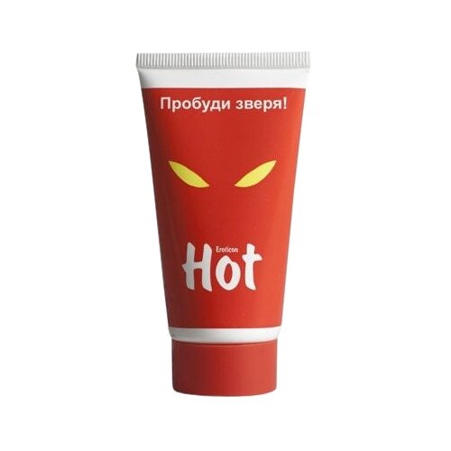 Гель-смазка Eroticon Hot Пробуди Зверя, 60 г, 50 мл, 1 шт.