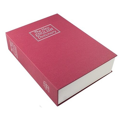 фото Книга-сейф "английский словарь", цвет: красный, 26 см эврика