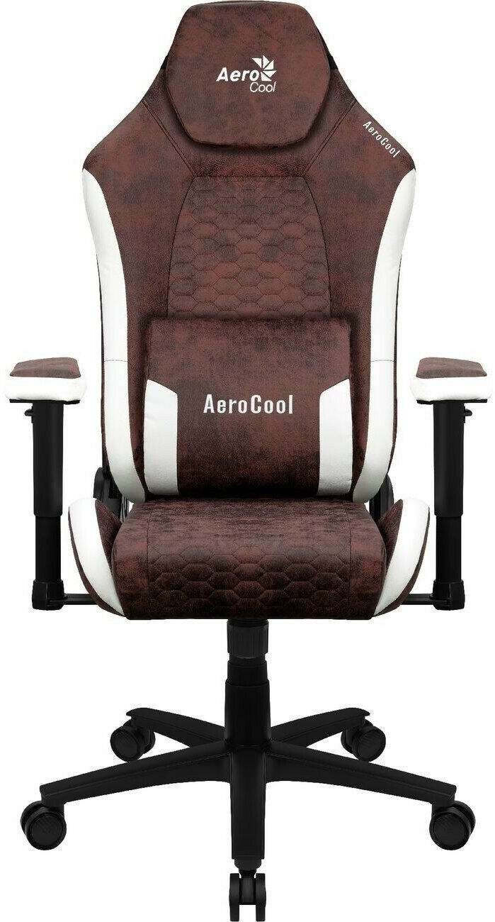 Кресло Aerocool Crown AeroSuede Burgundy Red