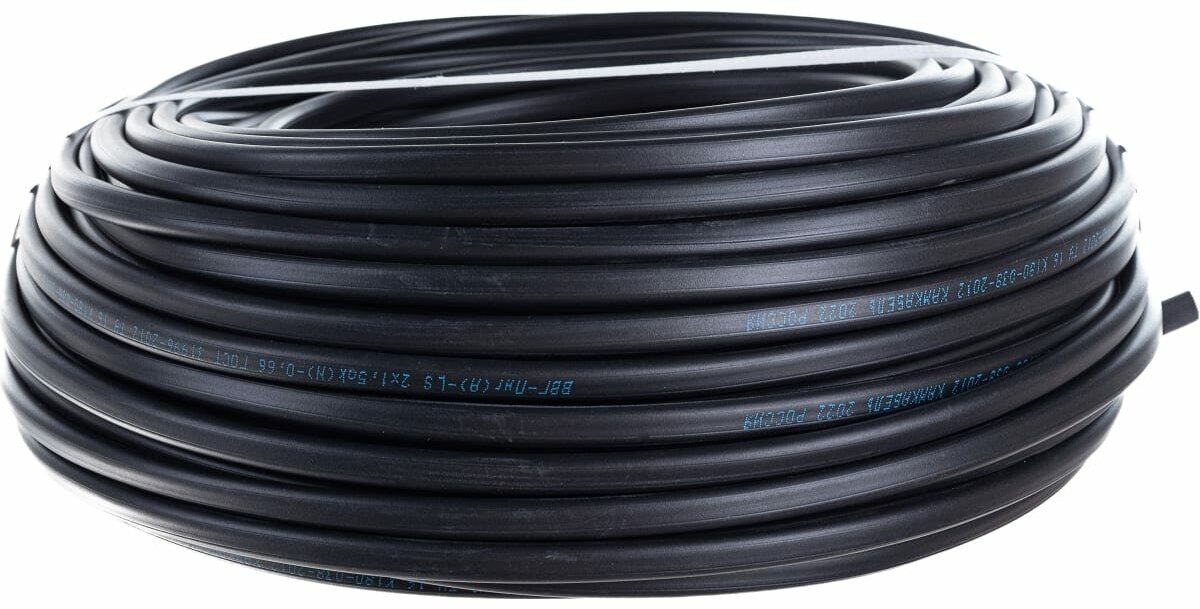 Электрический кабель Камкабель ВВГ-Пнг(А)-LS 2 х 1,5 кв.мм, 50 м - фотография № 4