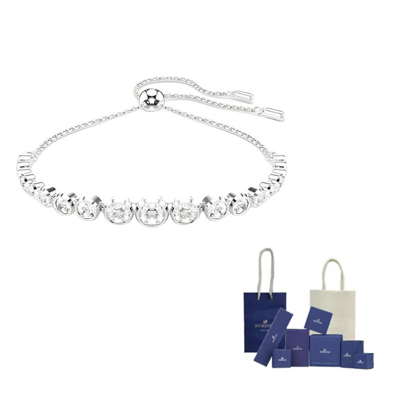 Теннисный браслет, кристаллы Swarovski