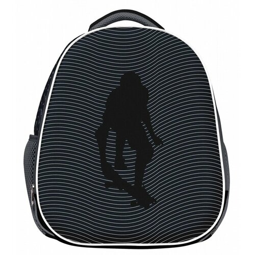 Рюкзак школьный schoolформат Ergonomic Light 2 Skate Life 21л, Черный 38х29х19см, жесткокаркасный, 2 отделения