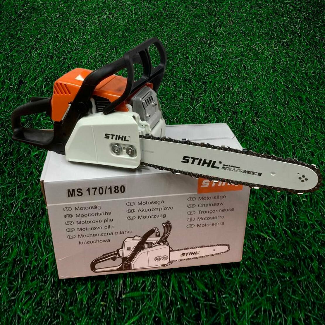 Бензопила STIHL MS 180/Штиль 180,комбо набор +масло2т+ напильник (3шт) - фотография № 3