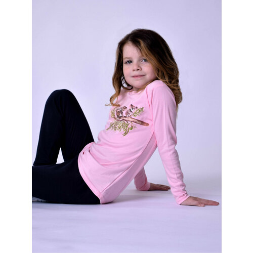 Джемпер Счастливая малинка, размер 116, розовый платье счастливая малинка размер 116 розовый