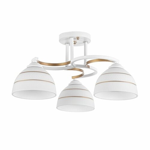 Люстра Рина 3хЕ27 40Вт бело-золотой 44х44х175 см 5045₽