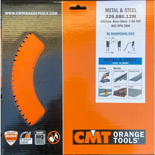 CMT Orange Tools Круг отрезной 305 x 18 x 30 80 зуб 15999₽