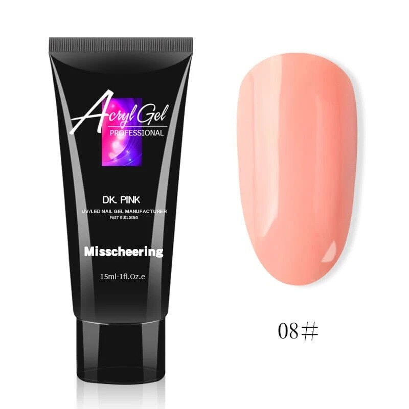 Акригель Misscheering 15ML №08 DK.Pink