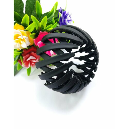 Черный краб зажим для волос хвоста пучка женский 500₽