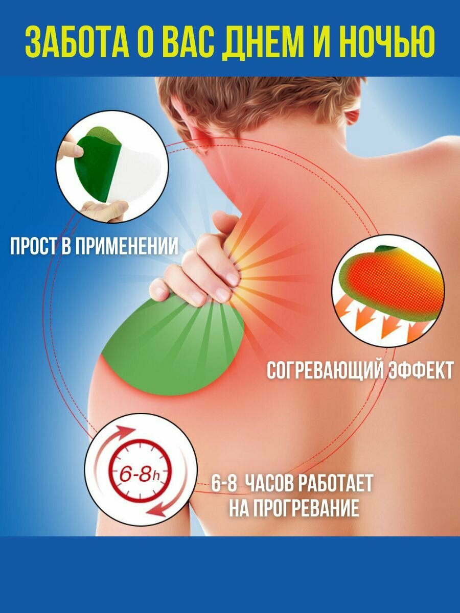 Обезболивающий Пластырь Пластырь обезболивающий для плеч 12 шт