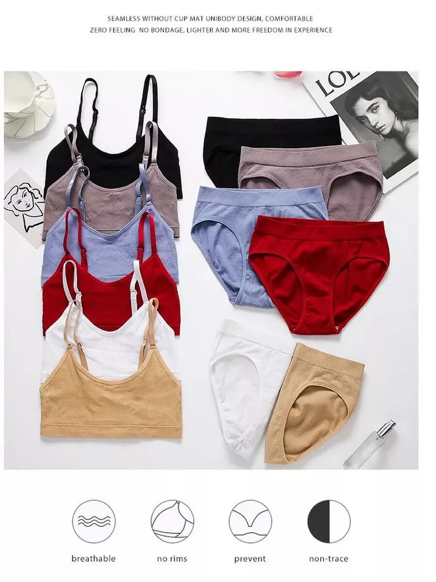 Комплект нижнего белья Ella, размер L, белый — фото 1