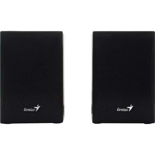 Компьютерные колонки 2.0 Genius SP-HF380BT черный, коричневый