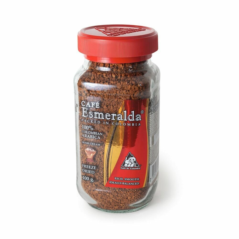 Кофе растворимый Cafe Esmeralda Ирландский крем, сублимированный 100г.