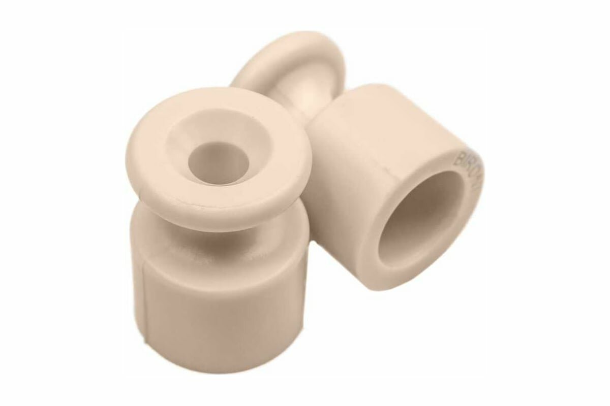 Bironi Изолятор для наружного монтажа пластик цвет Песочное золото (100 шт/уп) B1-551-24-100